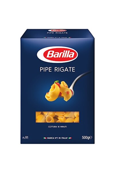 Barilla Paste scurte Pipe Rigate nr. 91, 500g