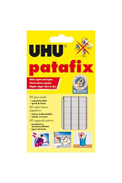 Uhu Tablete adezive Pata Fix, 80 de tablete
