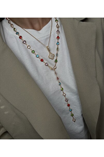 DeNors Y model Kolye ve Yonca kolye Kombini Trend