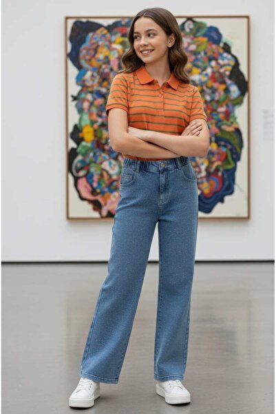 EGECAN IŞILTILI KOT PANTALON