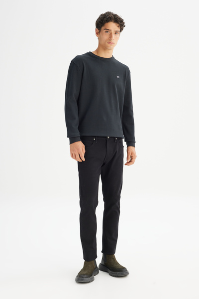 Lee Φούτερ από 100% βαμβάκι, κανονική εφαρμογή, κανονική κοπή, λεπτομέρεια με λογότυπο στο λαιμόκοψη