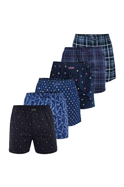 Cornette Boxeri bărbătești, lejeri, bumbac, multicolori, set de 3 piese.