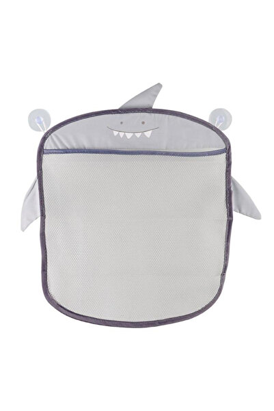 OEM Polyester Toy Organizer, Bathroom Hanging Storage, 35x40 cm, Gray