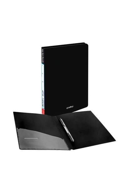 Offishop A4 Folder with Binding Mechanism, Black -