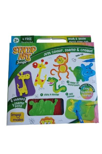 Imagimake Δημιουργικό σετ γραμματοσήμων - Ζούγκλα