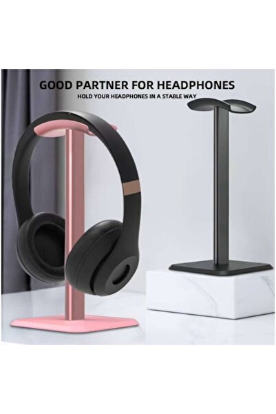 OEM Aluminum and plastic headphone stand, silver - the ideal support for organizing your headphones