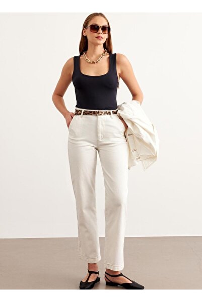 LEVURE Women's Gabardine Jacket Pants Set