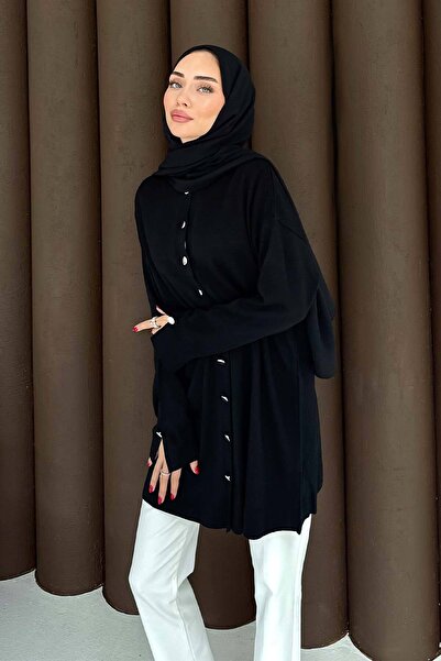 Melike Tatar كارديجان تريكو بأزرار 70-2437