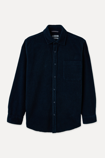 Mudo Regular Fit Long Sleeve Velvet Shirt