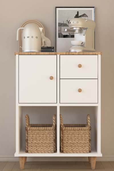 ESYAH Çok Amaçlı Dolap-Kahve Köşesi