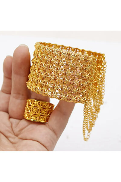 TAKİŞKO ALTIN KAPLAMA KELEPÇE SET