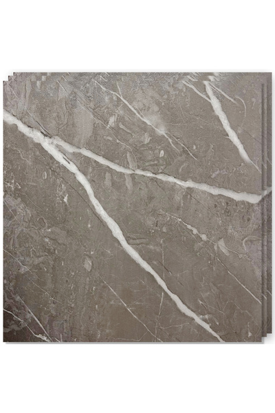 HOZRO Set 10 x Placi PVC Autoadezive HOZRO, Pentru Podea, Stil Marmura, Grosi...