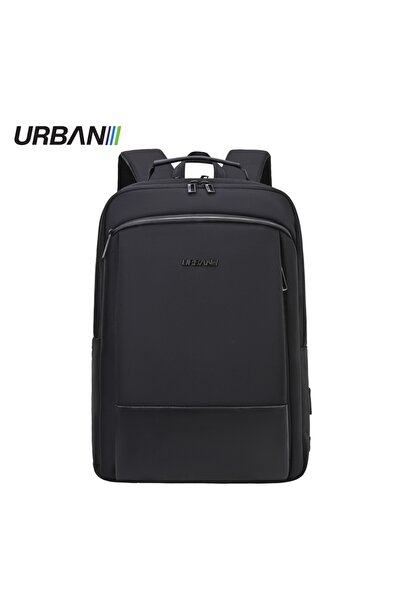 Offishop Backpack with laptop compartment, URBAN BLACK, 43x29x12 cm -