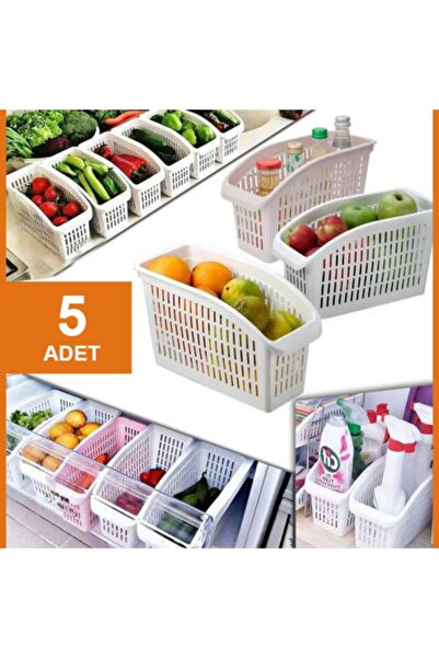 Silkyreal 5 komada korpe za organizovanje, korpa za frižider