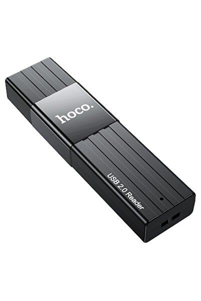 Hoco USB Card Reader HB20 Mindful, SD - microSD, Black