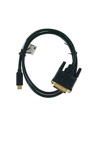 Lanberg Cablu video USB-C la DVI-D cu 24+1 pini, 1 m, mascul-mascul, HDR, 4K la 60 Hz, negru