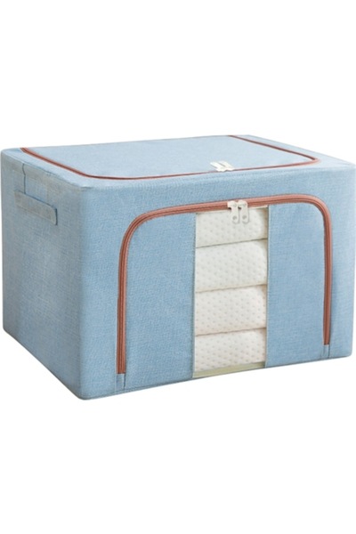 GOLD MARKET Πτυσσόμενο κουτί αποθήκευσης, υφασμάτινο υλικό, με φερμουάρ, 100 ...