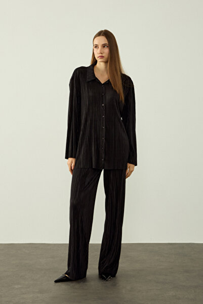 TEREZIE PİLİSELİ GÖMLEK TAKIM