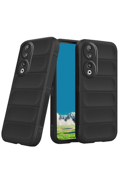 SOFAL Θήκη τηλεφώνου για Honor 90 (P365), πολυουρεθάνη, μαύρη