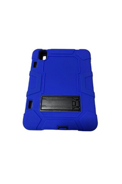 OEM Silicone protective case for Apple iPad Mini 6 (2021) with kickstand - Blue-Black