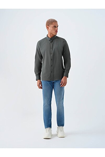 Loft Чоловіча сорочка з довгими рукавами Lf2037403 KHAKI