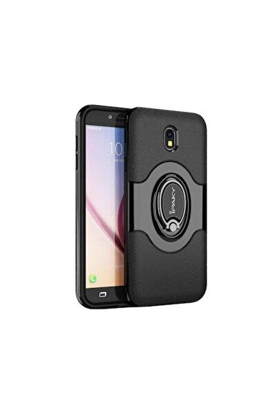 SOHO Husă de protecție Ipaky Ring pentru Samsung Galaxy J5 (2017) - Neagră