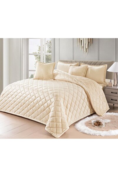 SNOOZYL مفرش نفرين سرير مضغوط من المخمل الناعم والفرو عملي ليمنحك الدفئ والراحة مقاس 230*250 سم