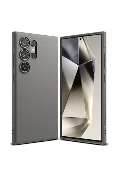 OEM Case compatible with Samsung Galaxy S24 Ultra, Stylish Look, R42, Plastic, Gray