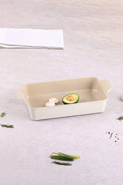 NEOFLAM Fika Ceramic Coated Aluminum Cast Rectangular Baking Tray - Medium