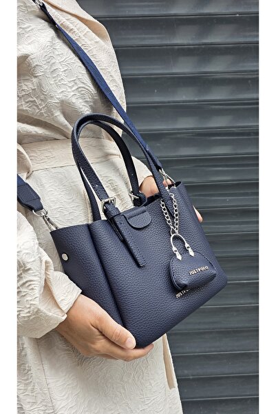 Just Polo Women's New Season 3 Compartment Soft Leather Adjustable Cross Strap Shoulder Bag