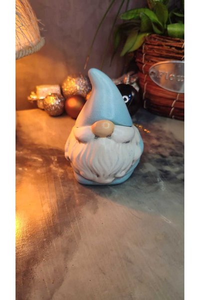 Gardenya Gnome ( Mavi ) Şans Cücesi Kapaklı Kutu