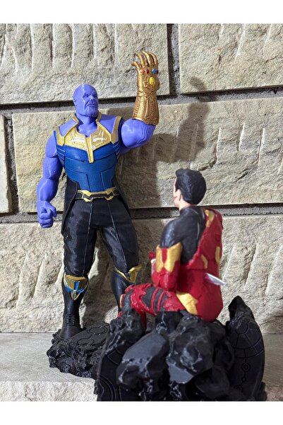 shop Avengers İronman Thanos Diorama Figür 30 CM