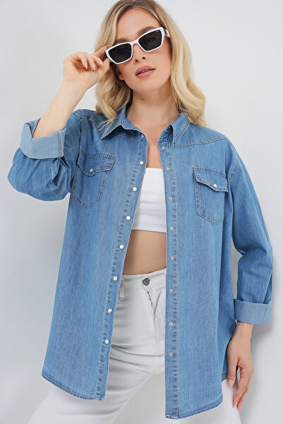 Hiccup Cămașă BDART cu croială normală, cu nasturi