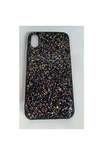 SOHO Προστατευτική θήκη για Apple iPhone X/XS Glitter TPU μαύρη