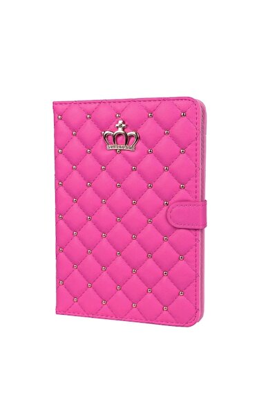 OEM Premium folio case for iPad 9.7" (2017) - Crown Bling rose pink