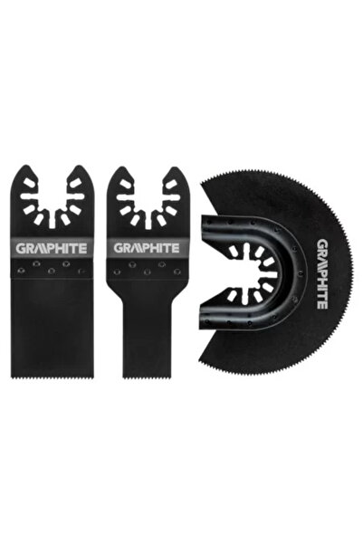 graphite Pílový list pre multifunkčný nástroj, karbid volfrámu, drevo, 3 ks,