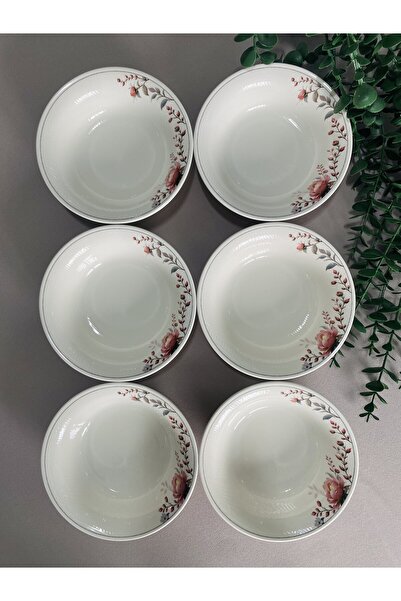 VENÜS HOME DECORATION Hasbahçe Model 6 Adet Çorba Kasesi