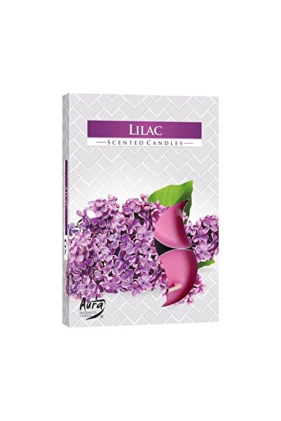 AURA Lilac - Set of 6 Scented Tealight Candles (Lilac)