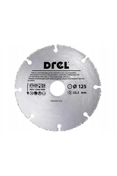drel Segmented Diamond Disc, Wood, Dry Cutting, 125 mm/22.2 mm,