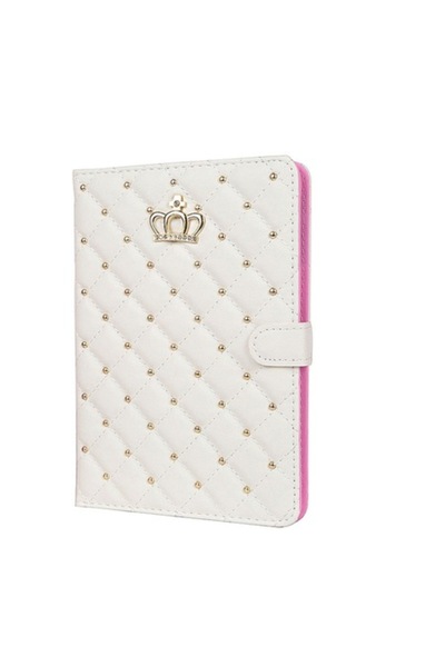 OEM Πολυτελής θήκη σε σχήμα βιβλίου από δερματίνη Crown Bling για iPad 2017 9...