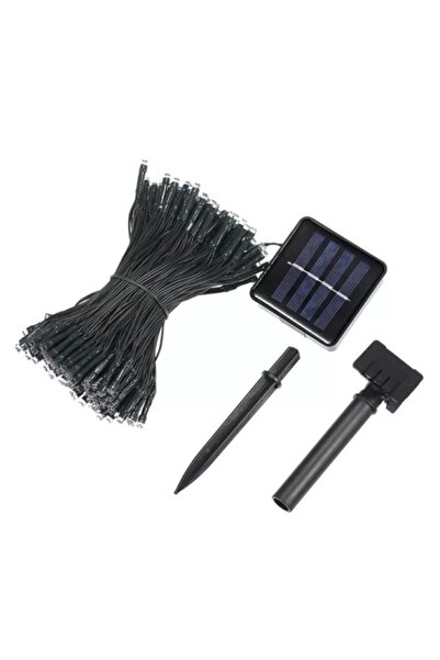 GLAMSI Decorative solar system 10 m, 100 LEDs, cool white, outdoor