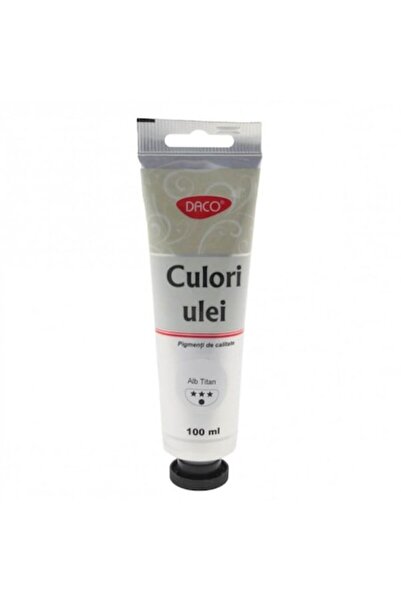 Daco Vopsea Ulei Alb Titan DACO, 100 ml