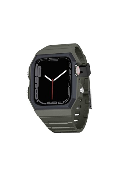 OEM Θήκη Apple Watch + Αθλητικό Λουράκι 44/45mm (Σειρά 4/5/6/SE/SE2/7/8/9) Ru...