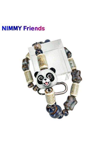 Nimmy سوار معصم جديد بتصميم حيوانات أليفة لطيفة ذات عيون كبيرة 2.0 مع حزام لل...