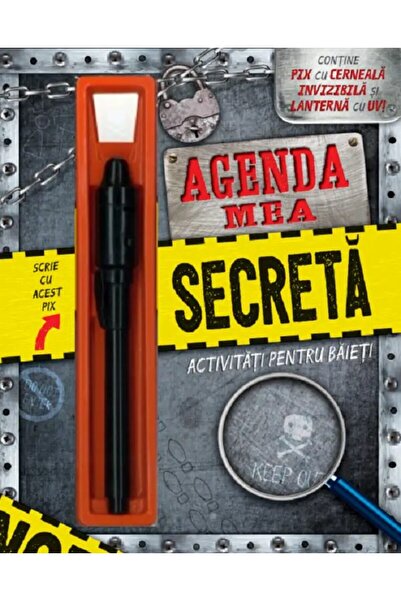 Litera Jurnalul meu secret. Activități pentru băieți