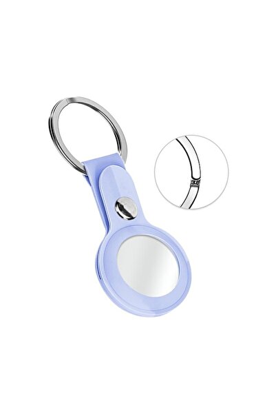 OEM Silicone keychain case in Purple color for Apple AirTag