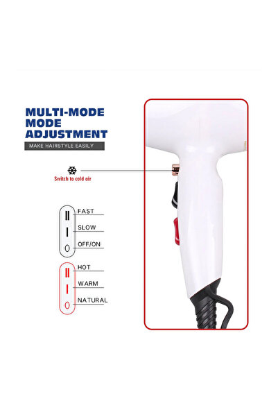 Enzo Professional ENZO EN-6102 Professional Hair Dryer with Custom AC Motor Powerful & Efficient