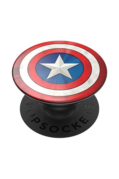 Popsockets Suport telefon - PopGrip I7, policarbonat, scut Căpitan America