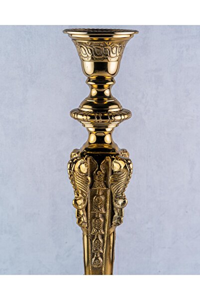 LAMEDORE Gold Majestic Medium Candle Holder