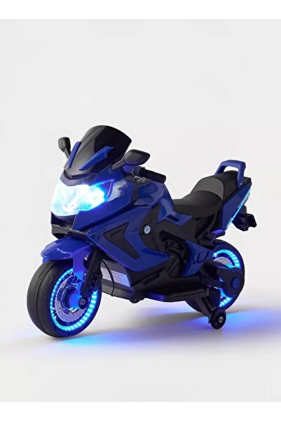 BabyCara دراجة نارية كهربائية للأطفال 12 فولت مع إضاءة وموسيقى USB ومحركين مناسبة حتى 3-6 سنوات